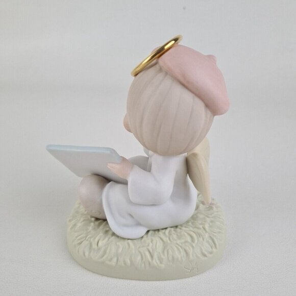 Precious Moments 272558 I Think You're Just Divine Angel Porcelain Figurine - Picture 3 of 7